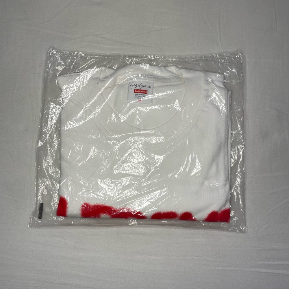 Supreme yohji yamamoto logo tee